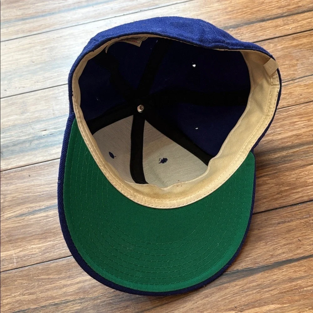 Vintage Chicago Cubs New Era Fitted Hat 7 1/4 Diamond Authentic Wool MLB